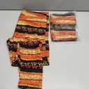 Lularoe Tall Curvy (TC fits Sizes 12-18) Stripe Triangle Speckled Black Orange Yellow Buttery Soft Adult Leggings , 2 Pack