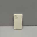 oakxco for iPhone 14 Case Silicone Rectangle Edge Corner, Y2k Soft Rubber Gel Cute Phone Case for Women, Girly Aesthetic Trendy Unique Design with Camera Cover, Beige Stone