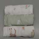 GLLQUEN BABY Girl Swaddles 0-3 Months - 3 Pack Baby Swaddles Sack for Newborn, Infant Sleep Sack, Easy Swaddling Wrap, Christmas Forest Carol, Nursery Swaddle Blankets Essentials