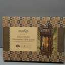 LED 3D Wood Puzzle Poker World Projector Lamp  DIY Craft Kit with LED Lights and Music Box  Creative Poker-Themed Lamp, Nightlight Gift for Home Dcor (Black Walnut) (Brown)