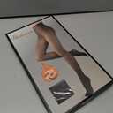 200D Thermal Opaque Winter Tights, Skin-Permeable, Slim Fit (Gray, M)