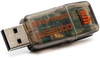 Spektrum WS2000 Wireless USB RC Flight Simulator Dongle for PC, Mac and Android, SPMWS2000, Black