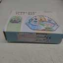 Baby Gym Play Mat, 8-in-1 Tummy Time Mat & Ball Pit with 6 Toys, Washable Baby Activity Play Mat for Visual, Hearing, Sensory, Motor Development, Baby Toys Gift for Toddler Infant 0-3-6-9-12 Months