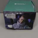 Airplane Sleeping Travel Pillow: 360 Chin & Neck Support with Flat Back for Upright Sleepers on Long-haul Flights - Dual-Density Memory Foam (8lb Non-Collapsing) to Prevent Head Bobbing