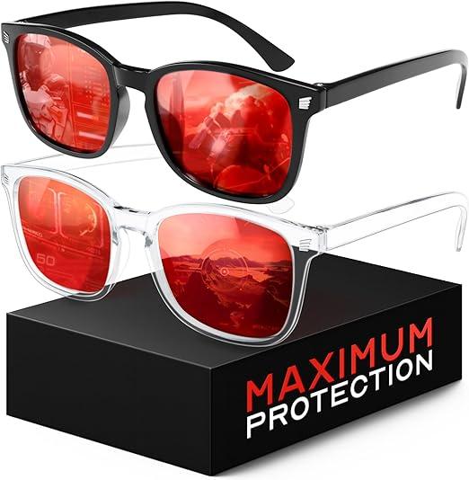 livho Gaming Blue Light Blocking Glasses for Better Sleep, Premium Night Driving, Computer Blockers for Man & Woman