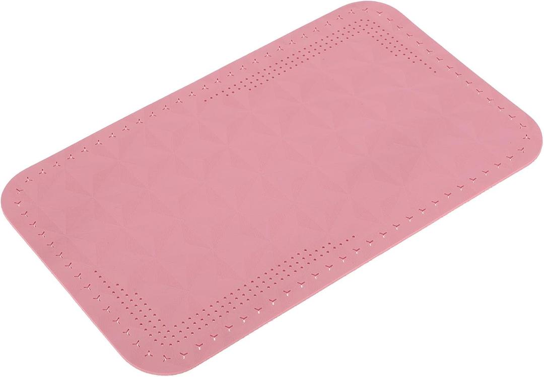 Car Armrest Pad 12.59"x7.48" Center Console Cover Armrest Seat Box Cover Faux Leather Pink