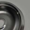 4 Pack Stainless Steel Reflector Bowls Universal Drip Pan Kits Gas Stove Burner Rings Replacement for Amana Crosley Frigidaire Maytag Whirlpool Two 6-Inch and Two 8-Inch
