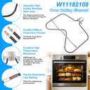 W11182108 W11022836 Range Oven Bake Element Compatible with Whirlpool Amana Range Stove Ovens Coil Parts,W11182108 Whirlpool Oven Heating Element Coil WFC310S0EB2 W11111743 4591349 Broil Element