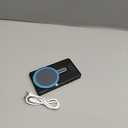 Magnetic Selfie Monitor Screen for iPhone & Android, Wireless 4K/1080p Phone Vlog Back Camera Monitor for Content Creator, Influencer, Live Streaming, TikTok (Black)