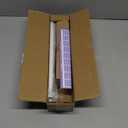 2 Pack Wrap Around Curtain Rods,White Curtain Rods 28 to 48 Inch,5/8 Inch Adjustable Blackout Curtain Rod Set with Bracket,Room Darkening Window Rod,Metal Hidden Curved Drapery Rods 28-48",White