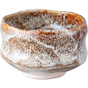 Japanese Traditional Handcrafted Matcha Chawan Tea Bowl Cup Ceremony Tableware Pottery (Ame Yuu)