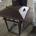 Outdoor Lighting Fixtures Wall Mount, Dusk to Dawn Exterior Wall Sconces Set of Two, Brown Outdoor Porch Lights with Seeded Glass for Garage Front Door House (10.2 inches (with sensor))