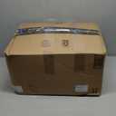 BPC Heavyweight Organic Feather Down Comforter Oversized King, Hotel-Luxury Extra Fluffy Duvet Insert with Cotton Cover and Puffy Feather Down Filling for Winter, Ivory White, 120x98 Inches