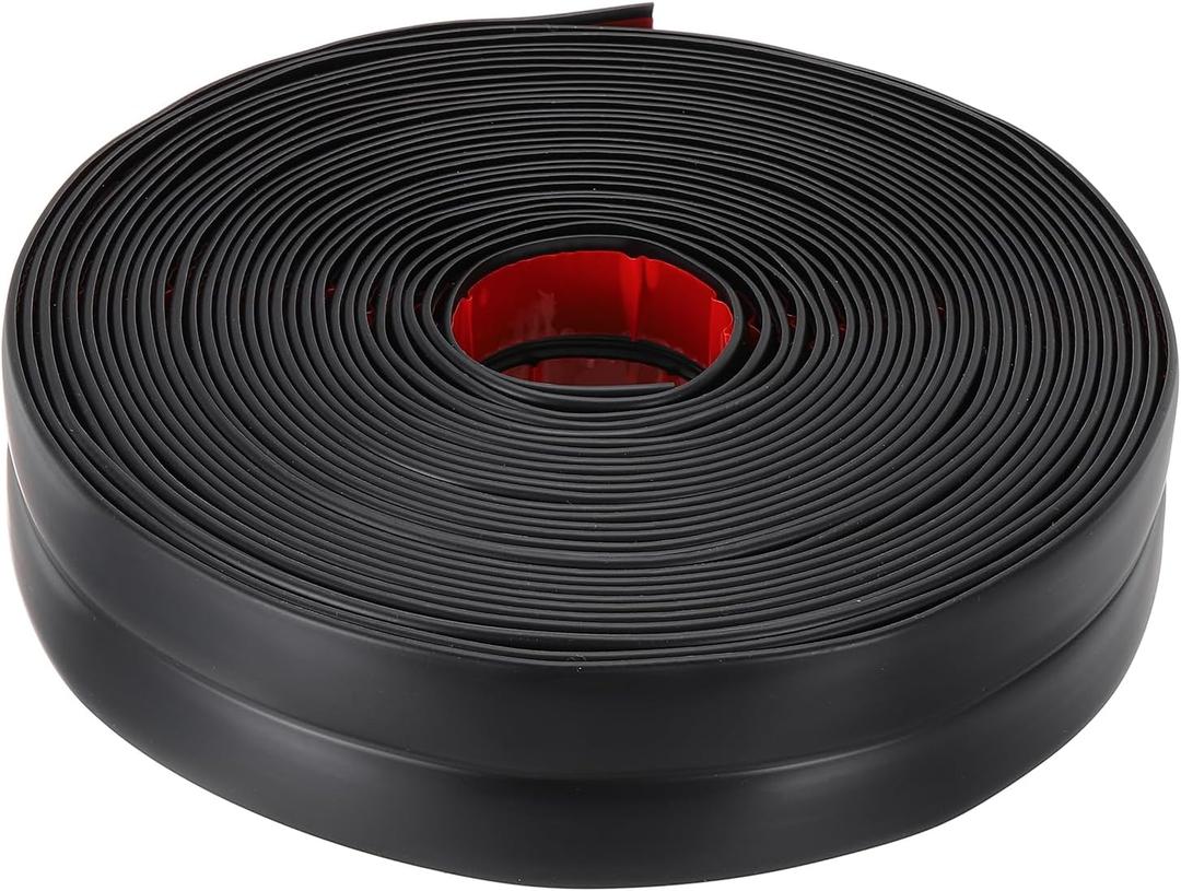 MECCANIXITY Wall Corner Protectors, Self-Adhesive Furniture Edge Guard, Wall Molding Trim for Furniture Wall Corner Home Decor, Black 0.12"x1.6"x33 ft