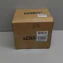 LCGP 2 Pack Carbon Fiber Exhaust Tip 2.25" Inlet to Dual 3.5" Outlet 9.8" Long Black Stainless Steel Y Pipe Tailpipe tip