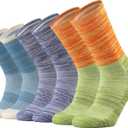 Ortis Ladies' Merino Wool Cushion Crew Socks for Women Outdoor Hiking Hike Trail Lightweight Gifts