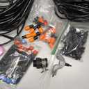 230FT Drip Irrigation System for Garden with 40 Nozzles & Emitters, Garden Watering System with 1/2" & 1/4" Tube and Barbed Fittings - Adjustable Sprinklers Kit for Greenhouse, Lawn, Raised Bed
