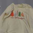 Christmas Outfit Toddler Baby Girl Pink Sweatshirt Long Sleeve Crewneck Pullover Xmas Santa Shirt Tops Winter Clothes (7-8 Years)