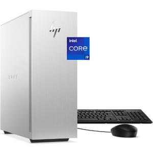 HP Envy Desktop Bundle PC, NVIDIA GeForce RTX 3070 Graphics,12th Generation Intel Core i9 Processor, 16 GB SDRAM, 1 TB SSD, Windows 11 Home, Wi-Fi & Bluetooth (TE02-0042, 2022)