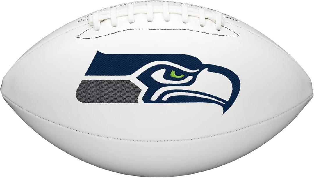 WILSON NFL Live Team Autograph Football (Official, Seattle Seahawks)