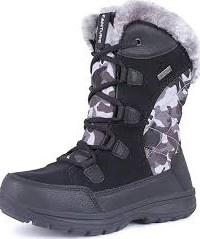 FANTURE Women's Waterproof Mid-Calf Snow Boot | Winter Thinsulate Insulation Warm Fur Lined | Anti-Slip & Lace Up Closure Cold Weather Boots U420WGLBY-20240712 (8.5, Black-2020)