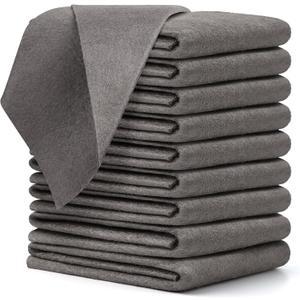 10 Pcs Thickened Magic Cleaning Cloth, Microfiber Streak Free Cleaning Cloths Reuseable Magic Cleaning Wipes for Windows Glass