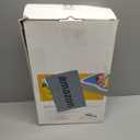 QPAU Inflatable Toddler Travel Bed with 3-Sided Safety Bumpers, Extra Large Kids Air Mattress, Includes Detachable Mattress, Portable for Camping, Travel, Home Use (Grey)