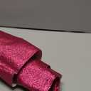 VEELIKE Hot Pink Glitter Wallpaper Stick and Peel Sparkle Pink Wallpaper for Girls Bedroom 15.7''x354'' Removable Glitter Fabric Vinyl Roll Self Adhesive Pink Contact Paper for Walls Cabinets Drawers