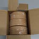 12Pcs Cork Coasters Round Extra Thick Drink Coasters with Curved Edges 0.4" Thick 4" Diameter Wooden Coasters Bulk, Absorbent and Reusable Fit for Dining Tables Desks Bars