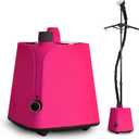 Colorful Standing Garment Steamer for Clothes, 2000W Professional Hanging Clothing Steamer with Stand, Commercial Cloth Fabric Steamers with 1.8L Water Tank for 45min Steaming, Cherry