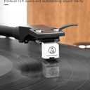 Record Player Vinyl Bluetooth Turntable with 36 Watt Stereo Bookshelf Speakers, Hi-Fi System with Magnetic Cartridge, USB Recording and Auto Stop
