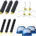 Replacement Parts Kit Includes Bristle & Flexible Beater Brush & Armed-3 Side Brush & Filters for iRobot Roomba 600 Series 614 618 620 630 640 650 651 660 665 670 680 685 690 692 694 695 Vacuum