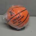 YGA Silent Basketball Official Size 7 (29.5"): Upgraded 95% Bounce - Ultra Quiet Airless Basketball for Dribbling Indoor - Soft Foam Basketball with Realistic Grip and Deep Grooves for All Ages (Vacuum Sealed, Orange)