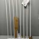 Regalo 2-in-1 Extra Tall Easy Swing Stairway and Hallway Walk Through Baby Gate, White, 24" - 40.5" Wide