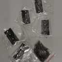 Biaungdo 12 Pack 2Inch x 1Inch Non-Mortise Door Hinge, Cabinet Vintage Furniture Hardware Antique Door Hinge for Wooden Cases, Cabinets, Gift Boxes, Tool Box, Jewelry Boxes (Black)