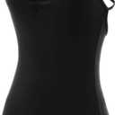 Daydance Camisole Dance Leotards for Women Cotton Spaghetti Straps Ballet Costumes