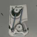 Baby Gate Banister Adapter Y-Spindle Rods - M8(8mm) for Pressure Mounted Baby and Pet Safety Stair Gates with Extra Long Wall Mounting Screws Rod & Bolts (Y-Grey-2 Pack)