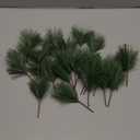RAINFLOW Artificial Green Pine Needles Branches - 30PCS Artificial Pine Branches for Decoration Christmas Decorations Small Christmas Tree Decorations Greenery Stems Twigs for Crafts 4.7IN