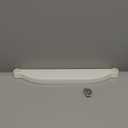 Generic High Chair Foot Rest, Adjustable, Polypropylene (PP), Non-Slip, Compatible with IKEA Antilop HighChair (White)