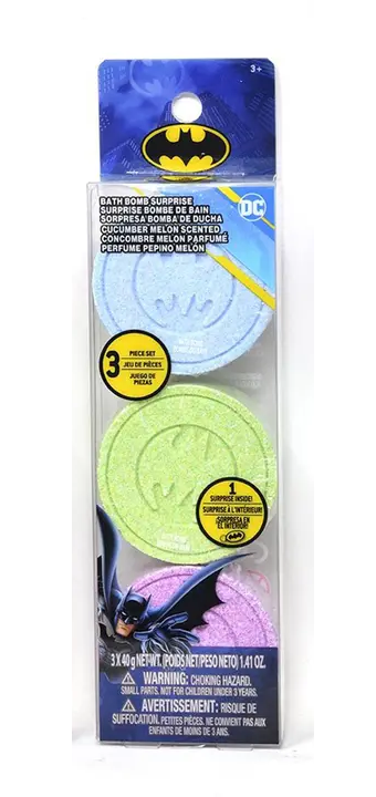 DC Batman Bath Bomb Surprise 3-Piece Set