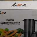Cold Press Juicer, Masticating Juicer with 5.4" Wide Feed Chute, 350w Slow Juicer Machines Fit Whole Vegetables and Fruits with High Juice Yield, Easy to Clean (Black)