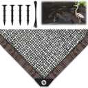 Koi Pond Netting Kit 28 x 30ft, Heavy-Duty Pe, Bird Deer Fence Netting, Durable Net Cover for Leaves, Protect Fish from Blue Heron Bird, Cats & Predators, Stakes & Ties Included