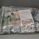 Madane Hallway Runner Rug 3x6 - Washable Kitchen Rugs Entryway Rug Runner Vintage Soft Floor Mat Non Slip Indoor Farmhouse Carpet for Bathroom Living Room Bedroom (3 X 6, Blue)