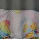 Care Bears Classic Retro Rainbow Bedding 2 Piece Super Soft Comforter and Sheet Set with Sham, Twin, (100% Official Licensed Product) by Franco Collectibles, Size 64 x 86