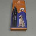 Dog Nail Grinder, 2-Speed and LED Light, Touch-Switch, TypeC, Quiet and Low-Vibration Dog Nail Trimmers, and 3 Ports for Large Dogs, Medium, Small Dogs Cats Pets with Hard or Thick Nail (Black)