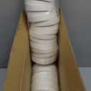 JOLLY PARTY 50pack 8oz Paper Soup Containers with Lids, Disposable Paper Food Cups, Ice Cream Cups, Food Storage with Vented Lids, Microwavable and Freezer Safe (White)