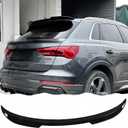 STSEV01 Rear Window Spoiler Roof Wing Compatible with Audi Q3 F3 SUV 2019-2025 S Line/Premium, Glossy Black Sport Style DeckLid Lip Exterior Accessories