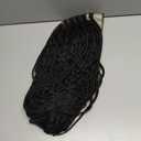 Brinbea 18'' 13x8'' HD Lace Short Braided Wigs for Women Bob Knotless Boho Braided Wigs with Baby Hair Black Box Braid Wig Premium Synthetic Braided Lace Front Wigs