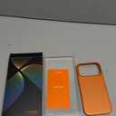 TORRAS Magnetic Slim Fit for iPhone 17 Pro Case 6.3 inch, Ultra-Thin, Compatible with MagSafe, Lightweight Matte Anti-Scratch Hard PC Cover Phone Case for iPhone 17 Pro OriginFit, Glossy Orange