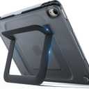 TORRAS Ostand K3 Neo for iPad Air 11 Inch Case (M4 2026, M3 2025, M2 2024), Viewing Angles Adjustable,Ultra Stable Stand, Shockproof Protective Slim Kickstand Case with Pencil Holder,Obsidian Black